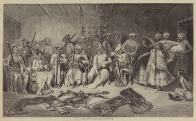 La corte del Rajá de Gwalior de Frank Vizetelly